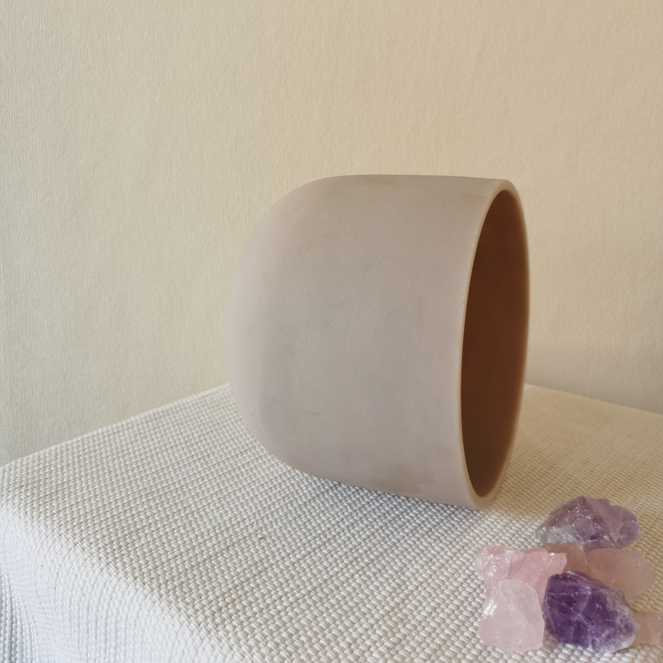 SOG-YAG Gemstone Coffee Crystal Singing Bowls 432HZ/440HZ