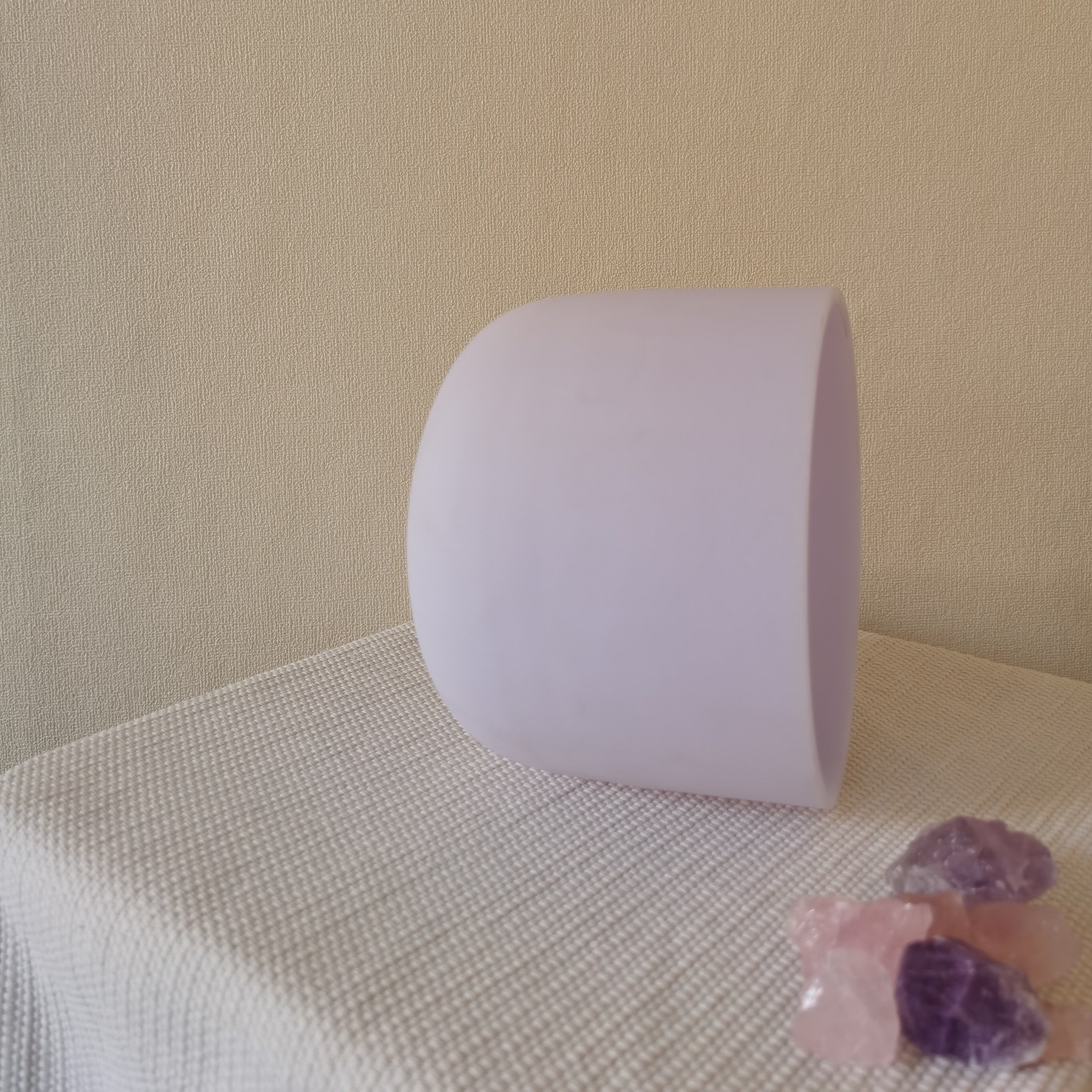 SOG-YAG Gemstone Amethyst Crystal Singing Bowls 432HZ/440HZ