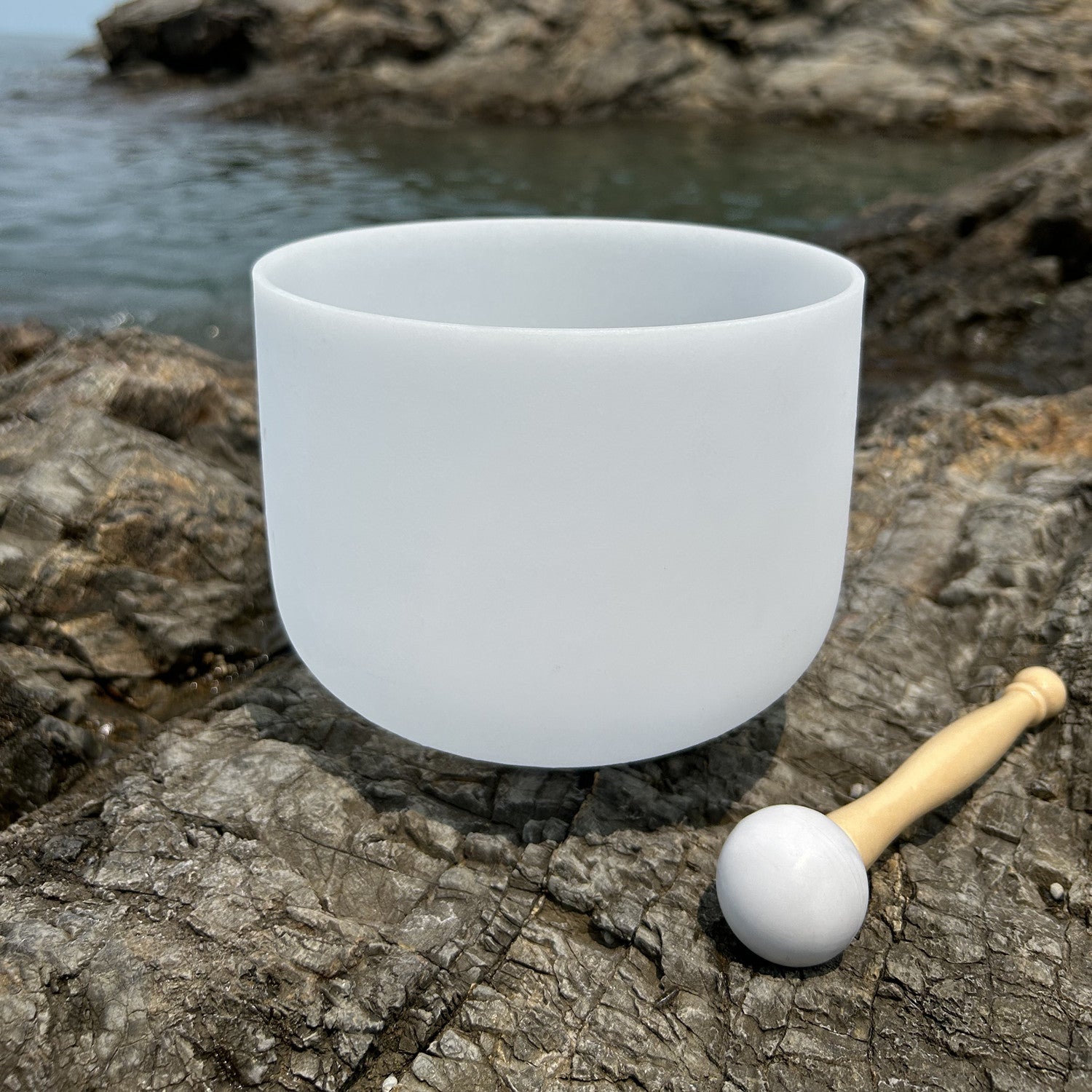 SOG-YAG 8-14 Inch Perfect Pitch Frosted Crystal Singing Bowls 432HZ/440HZ