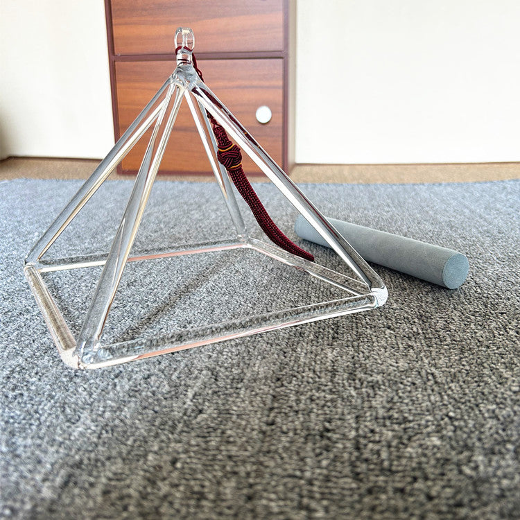 SOG-YAG Crystal Singing Pyramid From 3 Inch to 12 Inch