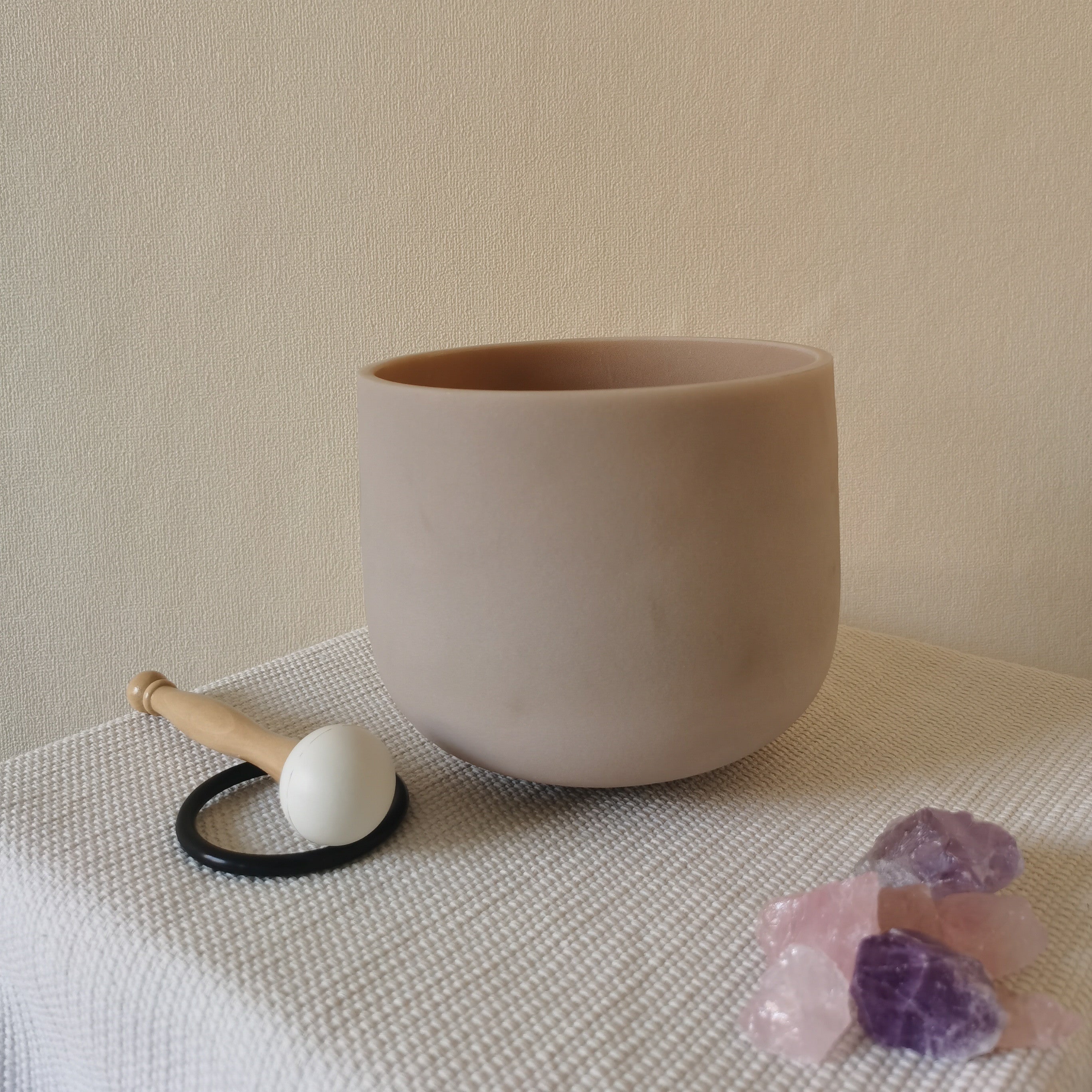 SOG-YAG Gemstone Coffee Crystal Singing Bowls 432HZ/440HZ