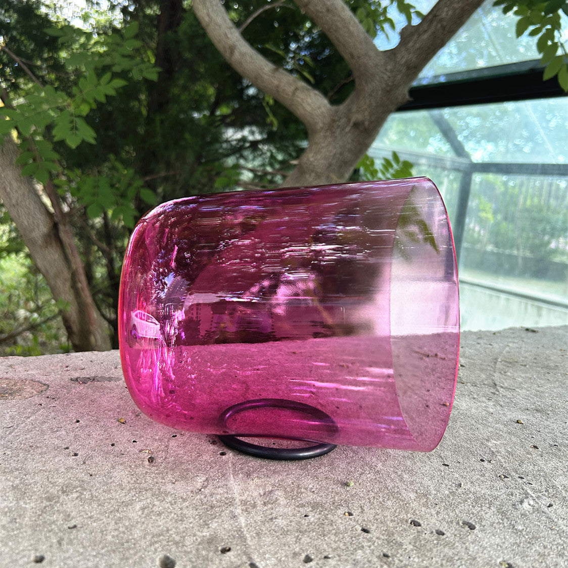 SOG-YAG Alchemy Pink Clear Crystal Singing Bowl