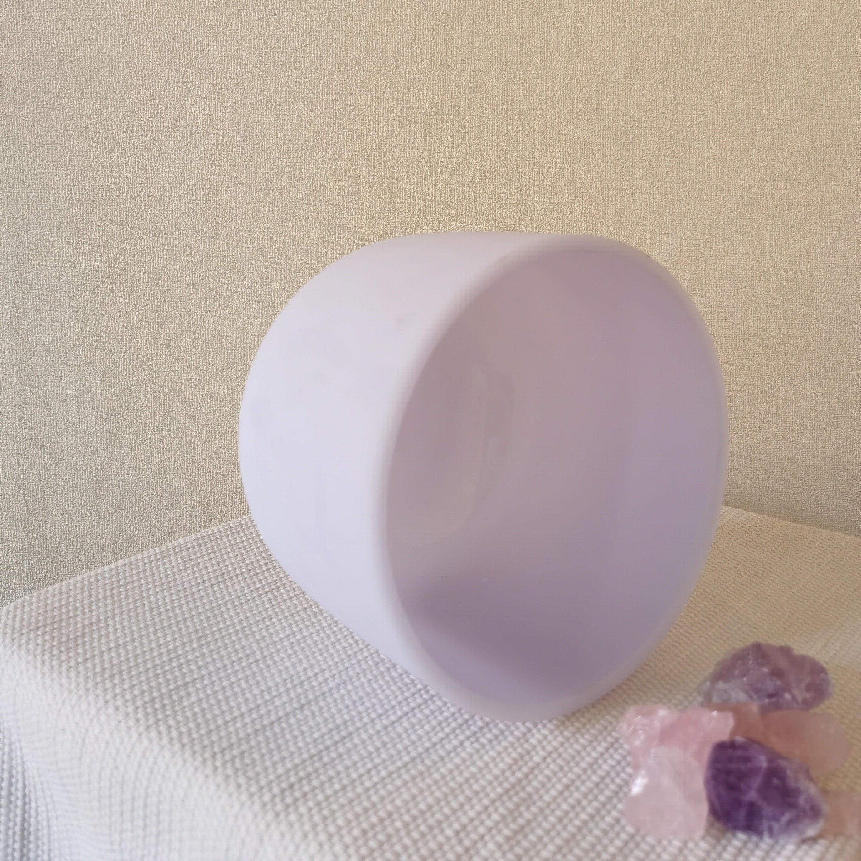 SOG-YAG Gemstone Amethyst Crystal Singing Bowls 432HZ/440HZ