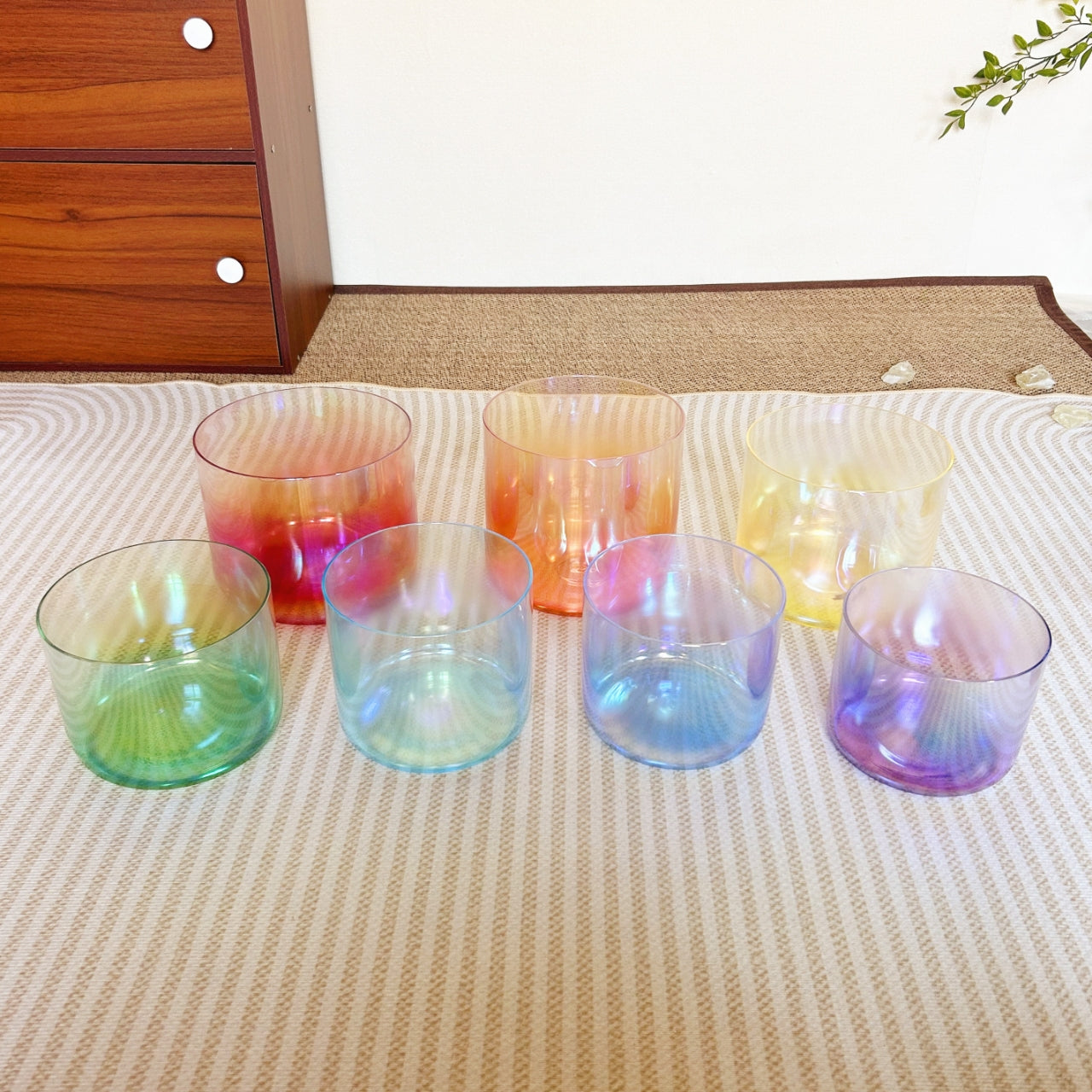 Alchemy Singing Bowl Set --7 Chakra Tuned--432HZ--Size 5"-7"