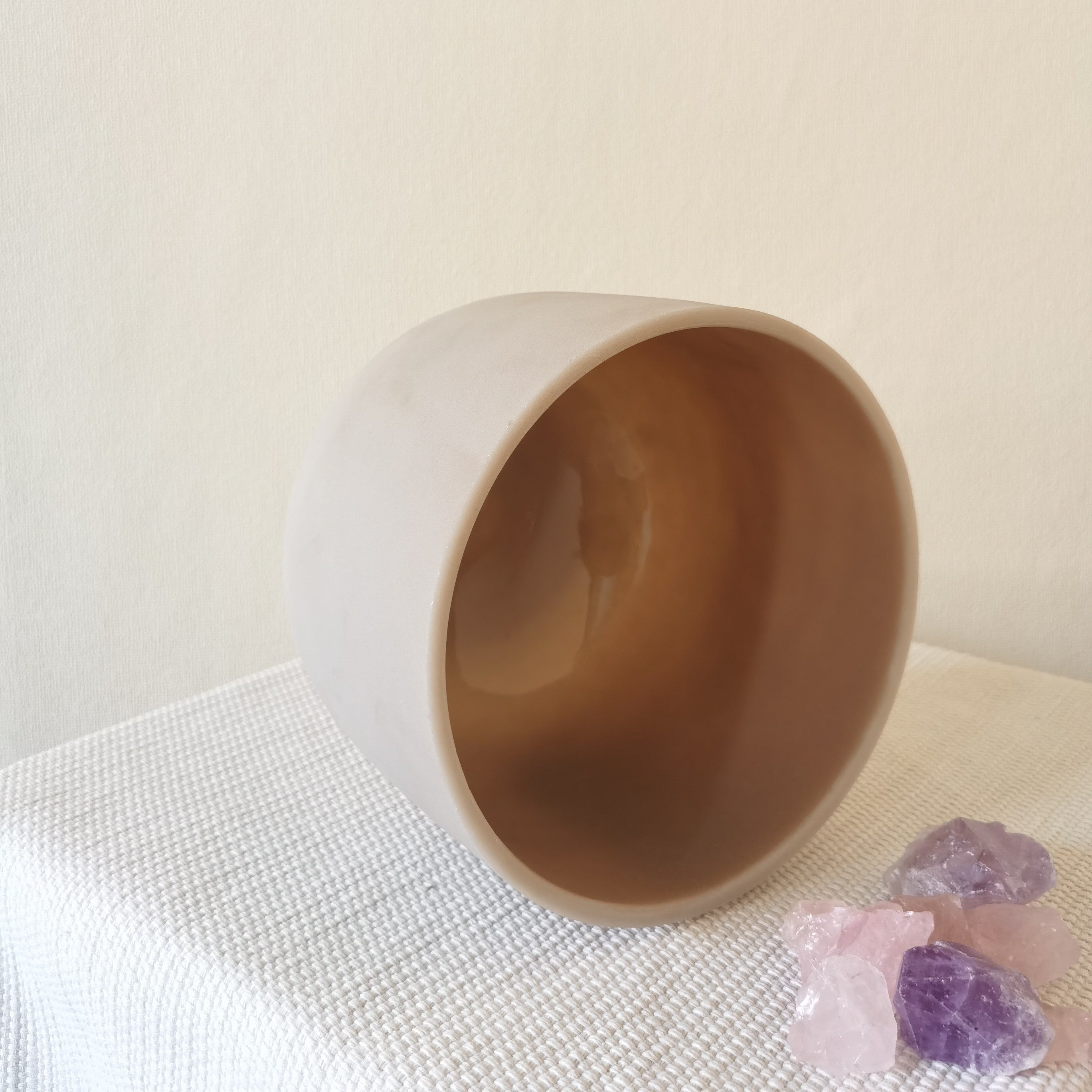 SOG-YAG Gemstone Coffee Crystal Singing Bowls 432HZ/440HZ