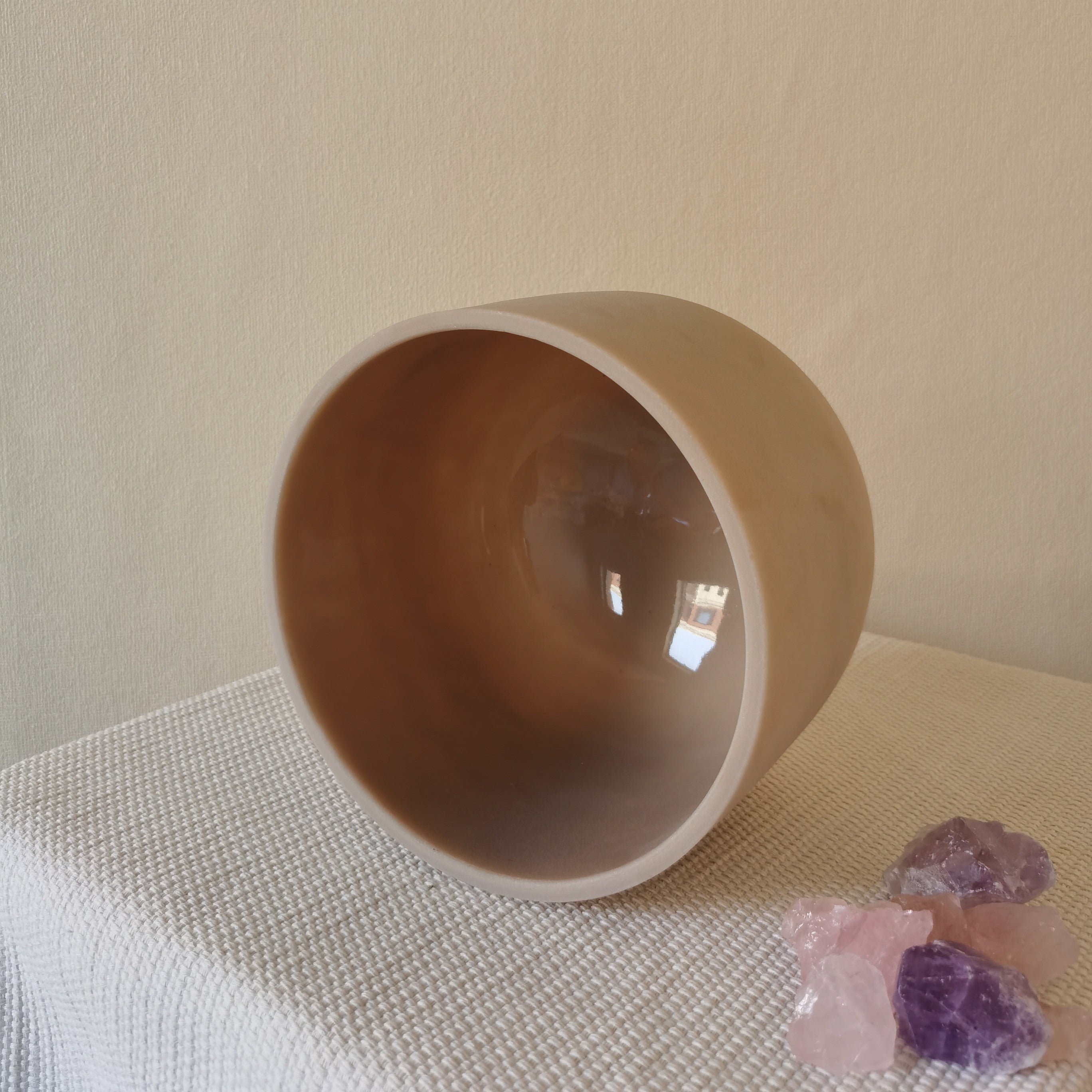 SOG-YAG Gemstone Coffee Crystal Singing Bowls 432HZ/440HZ